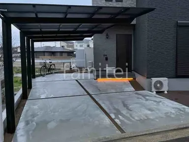 施工例 新築シンプル オープン外構