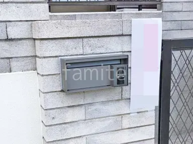 施工例 郵便受けポスト Panasonic ユニサス