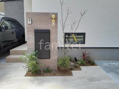 施工例 新築ナチュラル オープン外構