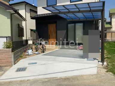 施工例 新築ベーシック オープン外構