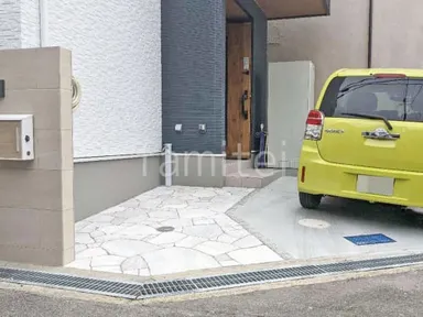 施工例 新築シンプル オープン外構