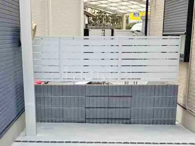 施工例 新築シンプル クローズ外構