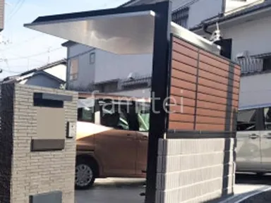 施工例 新築シンプル オープン外構