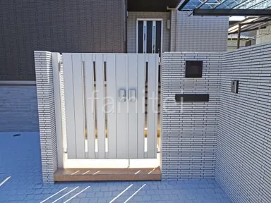 施工例 新築ハイクラス クローズ外構