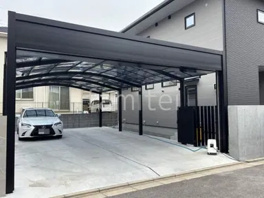 施工例 カーポート シャッター 門扉