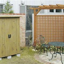 奈良　外構　ガーデン物置