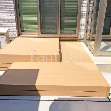 変形地にも対応可能!人工木ウッドデッキでできる特殊加工★