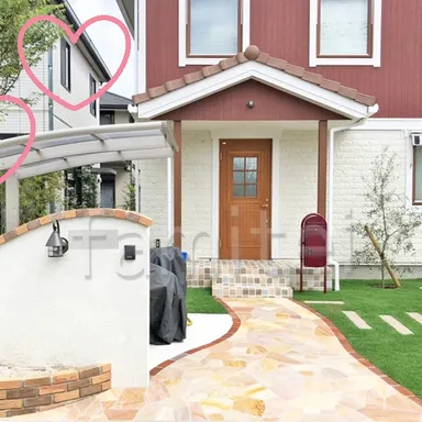 バレンタイン特集!ピンクで可愛い外構を36件あつめました♪