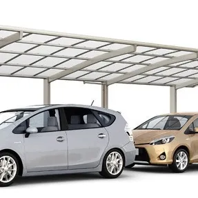 旗竿地に役立つ！カーポート縦2台用の施工例集★