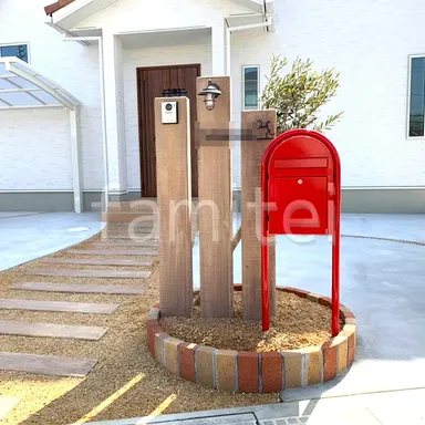 検証！枕木門柱に合わないポストカラーはある？色別施工例をご紹介♪