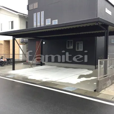 雪に強い!折板屋根カーポート