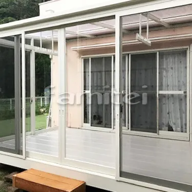 オプションを賢く利用しサンルームを快適に!