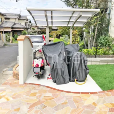 サイクルポートの施工例をご紹介します☆彡