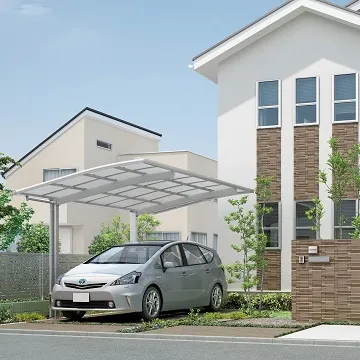 耐風圧強度があって安心♪LIXILのスタンダードカーポート「フーゴ」
