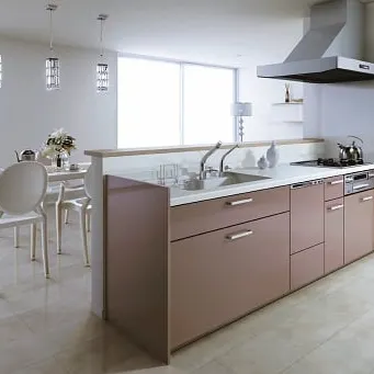 フロントオープンで通いカゴ付!スイスイ設計の食洗機