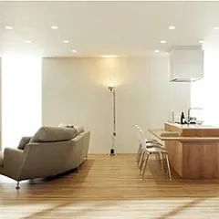 インテリアとなじむキッチン。「リシェルPLAT 」