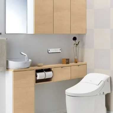 リクシル新トイレ「プレアス」。手洗い部分がイイんです!