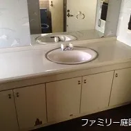 【施行例】間口120cm。ホテルのような洗面台 リクシル「ルミシス」