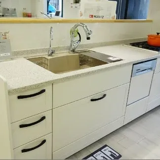 キッチン引出の底板が丈夫でお手入れラクなんです。ノーリツ「レシピア」♪