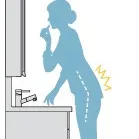 コンタクトレンズ装着時も楽にできる！【ミラくるミラー】