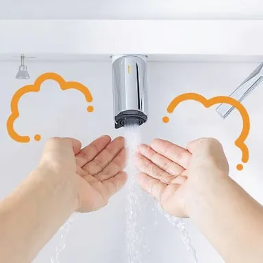 すぐにお湯が出る!リクシル洗面「L.C」の即湯水栓