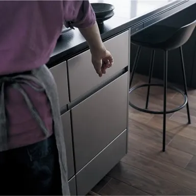 NEW★2ノックすると食洗機の扉が開くパナのキッチン♪