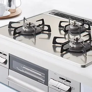 ノーリツのコンロ【ファミ】で魚がおいしく焼けます♪