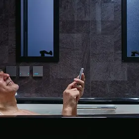 Bluetooth搭載でお風呂で好きな音楽が聴けます♪♪