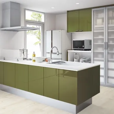 キッチンのおしゃれな背面収納をご紹介します