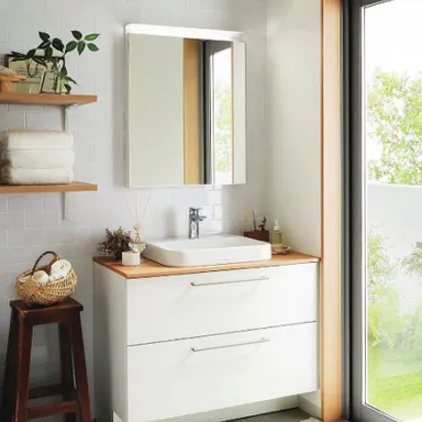 TOTO洗面台「ドレーナ」が造作っぽくて可愛い♡