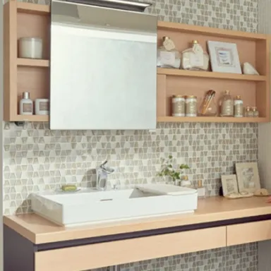 洗面化粧台　ルミシスのベッセルタイプがお洒落！