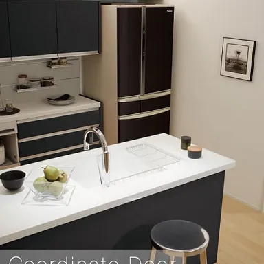 冷蔵庫も好きな色で☆コーディネートドア冷蔵庫