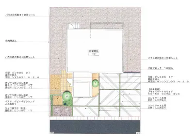 平面図　表札施主支給