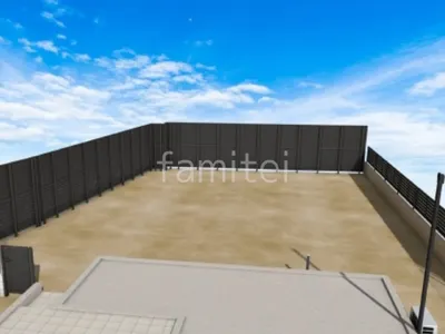 お庭 目隠しフェンス