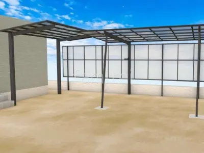 ガレージシャッターとカーポートで車を守る外構リフォーム