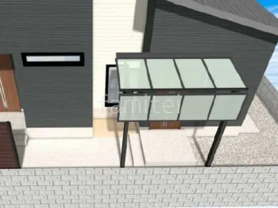 1階用テラス屋根 前面パネル