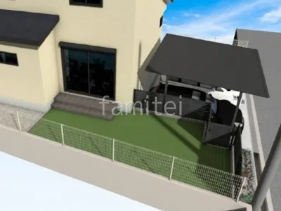 タイルデッキ 人工芝