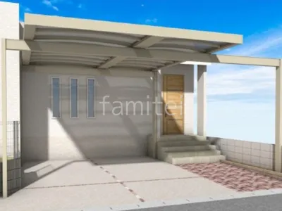 梁延長カーポートが動線を邪魔しない車庫まわりリフォーム