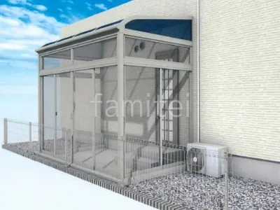 サンルームで快適に洗濯物が干せる外まわりリフォーム