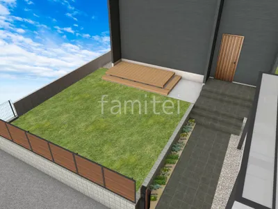 ウッドデッキ 人工芝