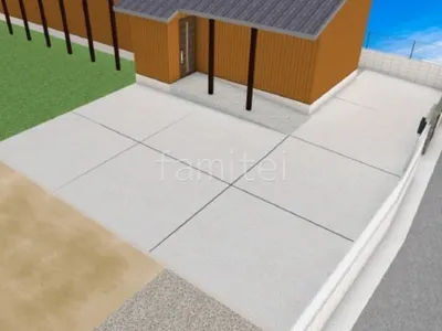 土間コンクリート　伸縮目地