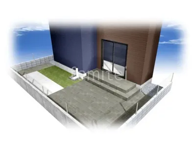 人工芝とタイルデッキで快適に過ごすお庭リフォーム