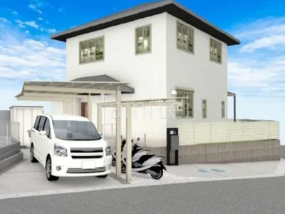 階段を解体して駐輪スペースを作った外構リフォーム工事