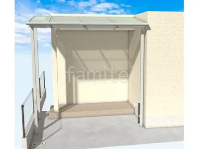 テラス屋根と立水栓で利便性が向上した外構リフォーム工事