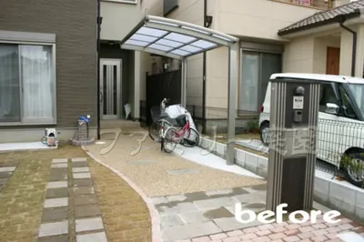 駐輪所屋根　サイクルポート