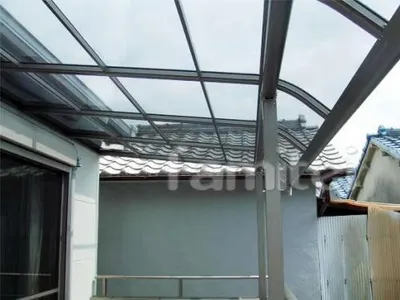 ベランダ物干　レギュラーテラス屋根2F