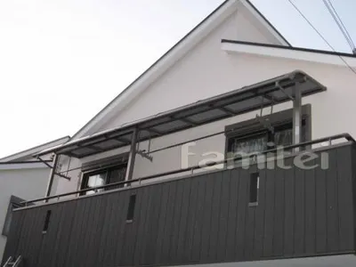 ベランダ屋根 LIXILリクシル ライザーテラス2(スピーネ) TOSTEMトステム 2階用 R型アール屋根 物干し