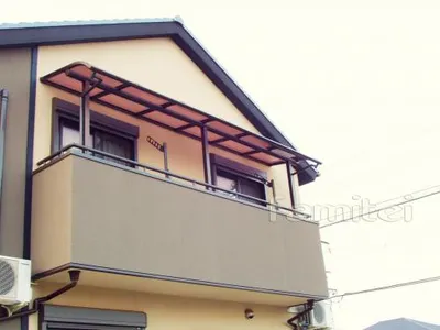 ベランダ屋根　YKK　ヴェクターテラス屋根2F