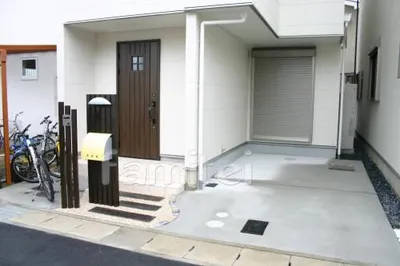 オープン外構　　土間