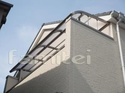 ベランダ物干し　レギュラーテラス屋根2F